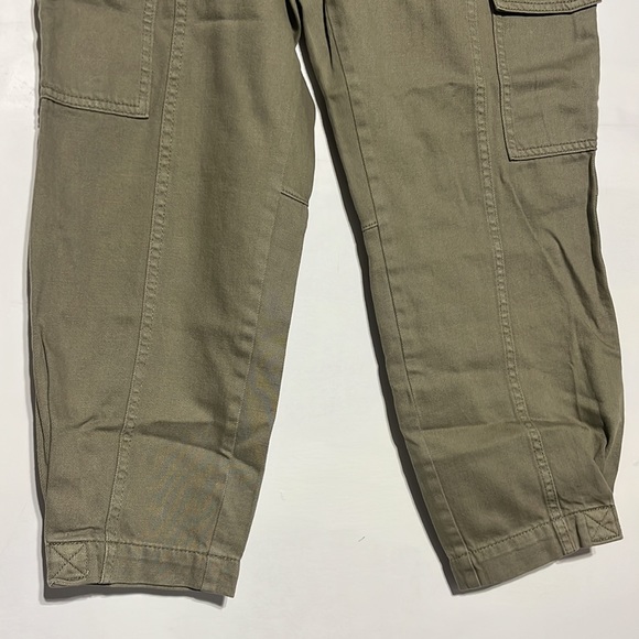 Banana Republic Utility High Rise Cargo Pants Surplus Green Size 10 - Picture 5 of 14